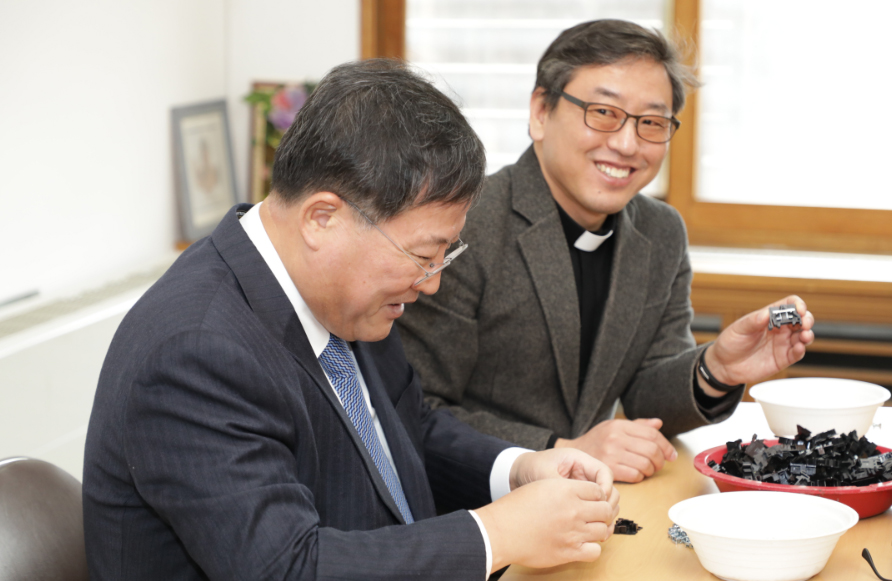 발달장애인 근로시설 강화도 우리마을 풀무원 봉사활동